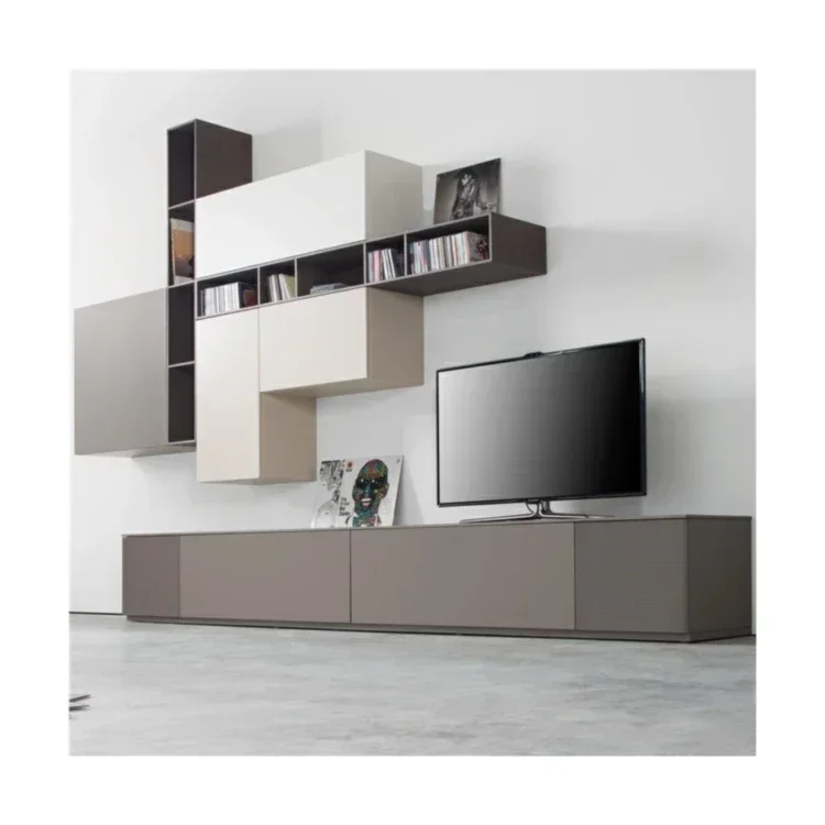 Latest Fashion Tv Cabinet Wooden New Design Furniture Tv Stands Cabinet  Tv Cabinet Console Set