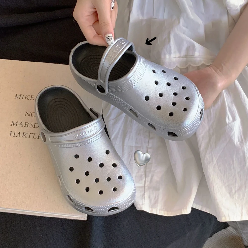 

Summer Women's Arch Support Clogs Unisex Men Shoes Comfortable Slip-on Outdoor Sandals Casual Slippers Mules Slides Beach Shoes