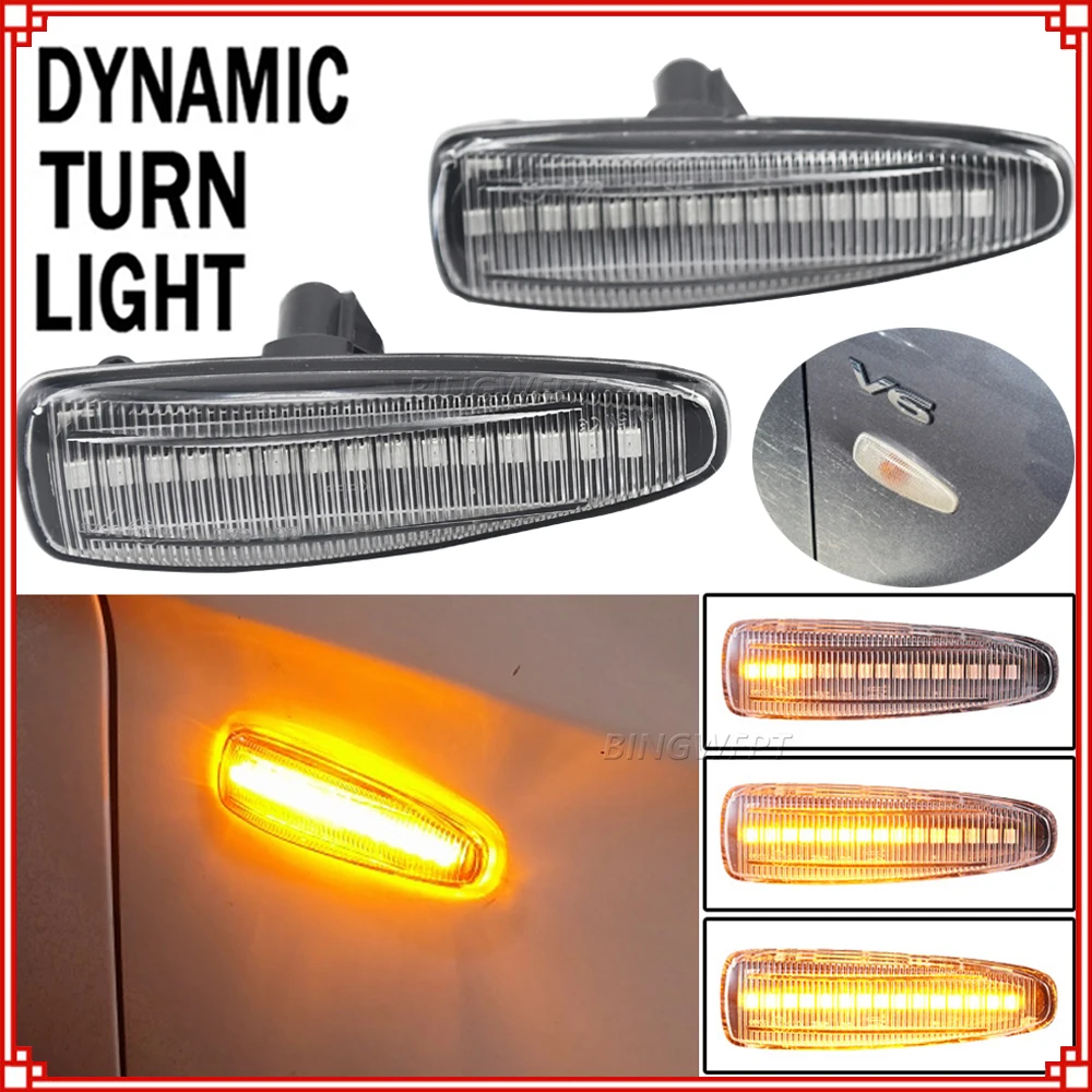 

Turn Signal Side Marker LED Light For Mitsubishi Lancer Evolution Evo X Outlander Sport RVR ASX Mirage Dynamic Blinker Indicator