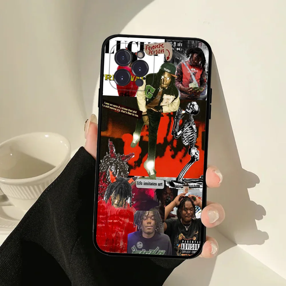 Lucki Rapper WAKE UP LUCKI Phone Case For IPhone 16 15 14 11 12 13 Mini Pro XS Max Cover 6 7 8 Plus X Funda Shell