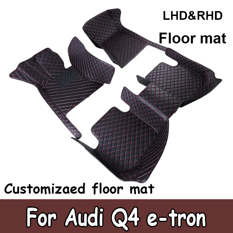 Custom Car Trunk Mat For Audi Q4 e-tron 2022 2023 2024 Car Floor Mats Cargo Liner Carpet Car Accessories Interior Decoration