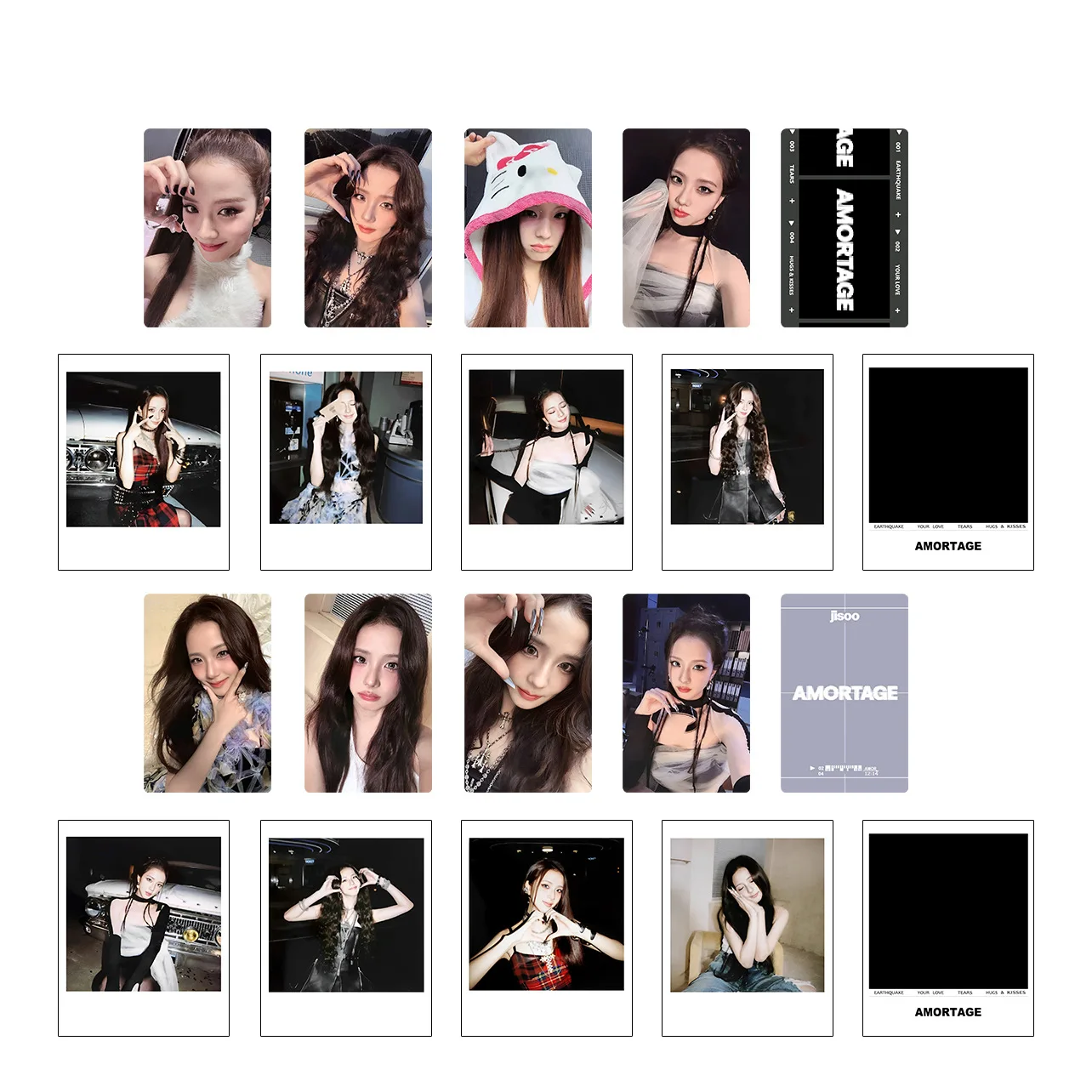 4pcs Selected Commemorative Small Cards Polaroid High-Definition Exquisite Small Cards With Commemorative Collection Value