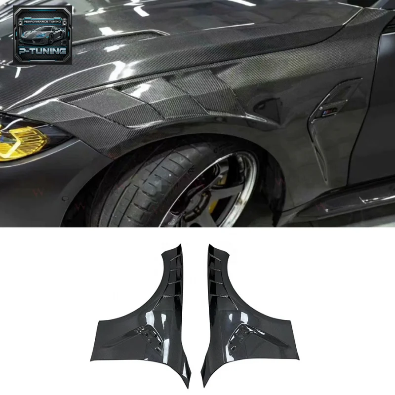 

AE Style Carbon Fiber Fenders for BMW G82 G83 M4 2021+Front Bumper Side Intake Air Vent Fender Bodykit