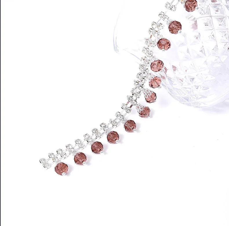 10 Meter Strass-Glitzerkette mit Kristalldiamanten für Taschen, Hüte, DIY-Kunsthandwerk, Geschenkdekoration, Kleidungszubehör – Detail 5