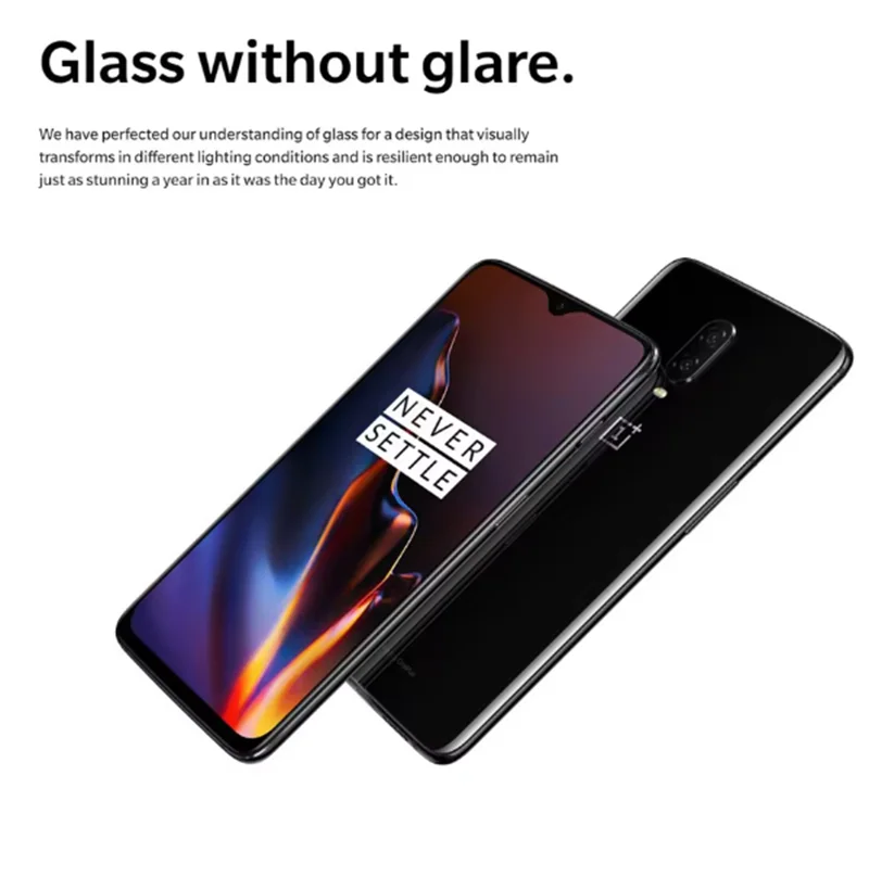 Global Firmware Oneplus 6T 6t Snapdragon 845 Cellphone 5G LTE 6.41\'\' NFC 3700mAh 20MP+16MP full screen One Plus 6t used phone