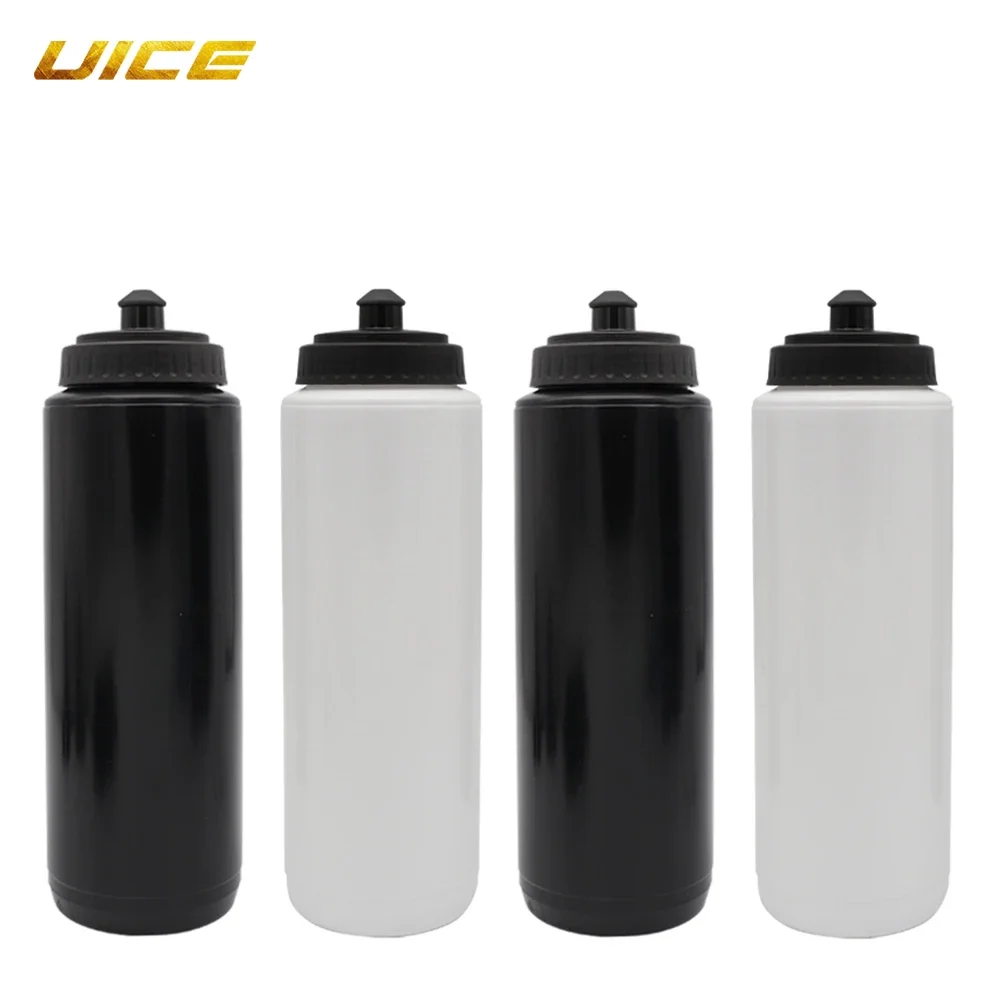 4pcs Set Ice Hockey Water Bottle BPA Free 1000ML Hockey Sports Bottle Hockey Equipment Football Lacrosse Bottles