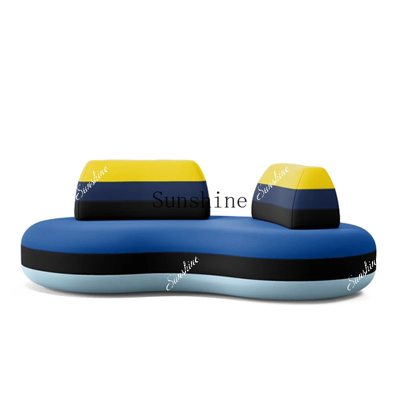 Modern simple and creative special-shaped macaron fabric sofa