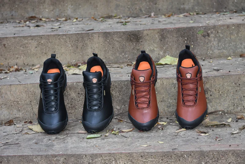 

Leather Men's Hiking Boots for Rock Climbing, Mountaineering, and Walking Hunting Boots Women's Waterproof Outdoor Hiking Shoes