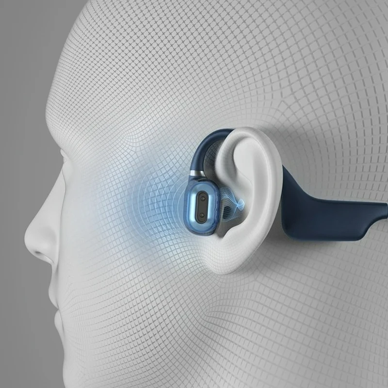 A5X Bone Conduction Wireless Sport Headphones Bluetooth Open Ear Design Earphone 3D Stereo Sound Headset 2025 Brand-New Version