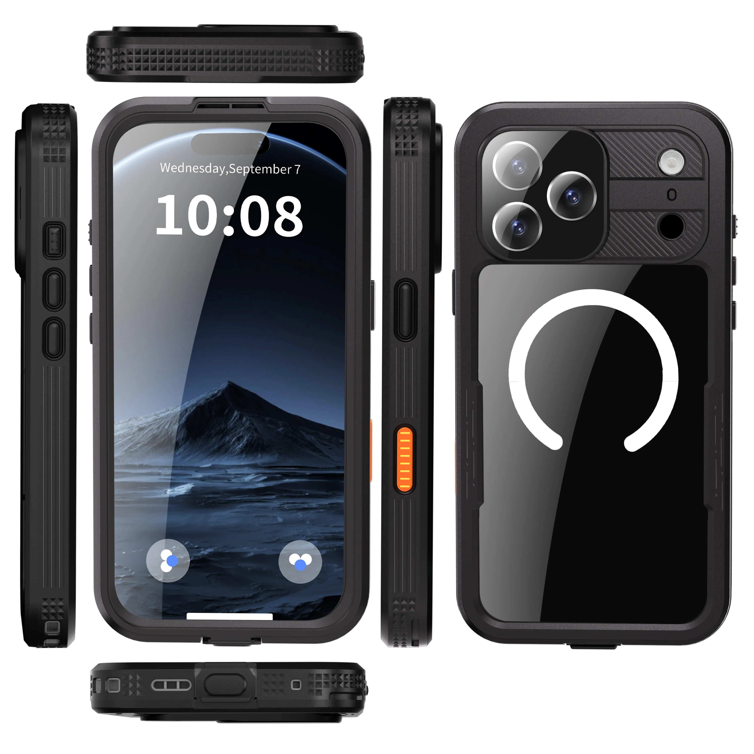 IP68 Wasserdichte Handyhülle für iPhone-Serie, mit Schwimmring, berührungsempfindlich, geeignet für iPhone 18 Pro Max/17/16 – Detail 24