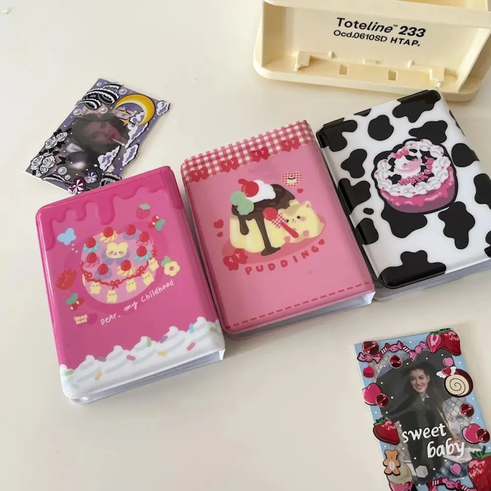 40 Pockets ID Holder Binders Albums Card Stock Love Heart Hollow Photo Album Photocard Holder Name Card Book Kpop Card Binder