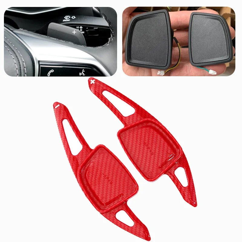 Démarrage de palette pour Audi A3 A4 S4 A5 S5 A6 S6 C8 A7 S7 4K A8 Q8 e-tron Sportback 2020-2023 2024, changement de volant de voiture