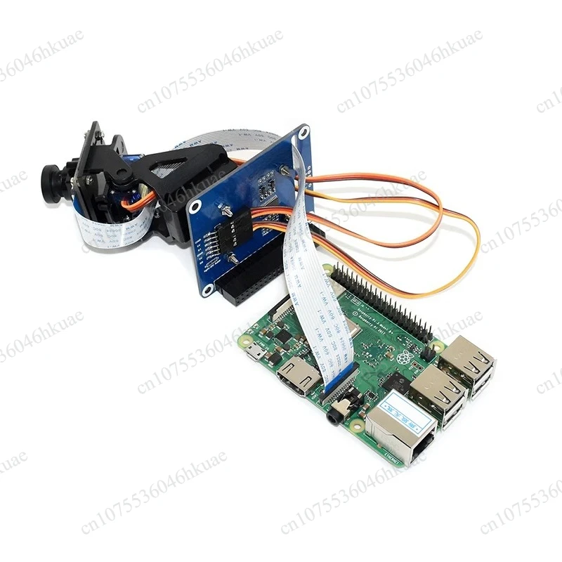 2-DOF Gimbal Expansion Board, Camera Servo Gimbal for Single Board Computer