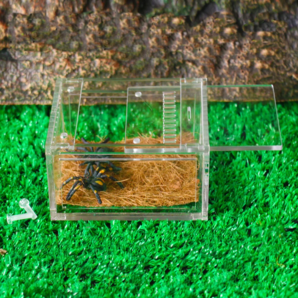 

Acrylic Reptile Box Safety Feeding Assembled Transparent Breeding Container For Turtles Snakes Crabs Reptile