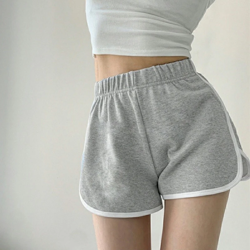 Women's Summer Korean Fashion Sports Shorts Students Loose Straight Casual Three-part Short Pants