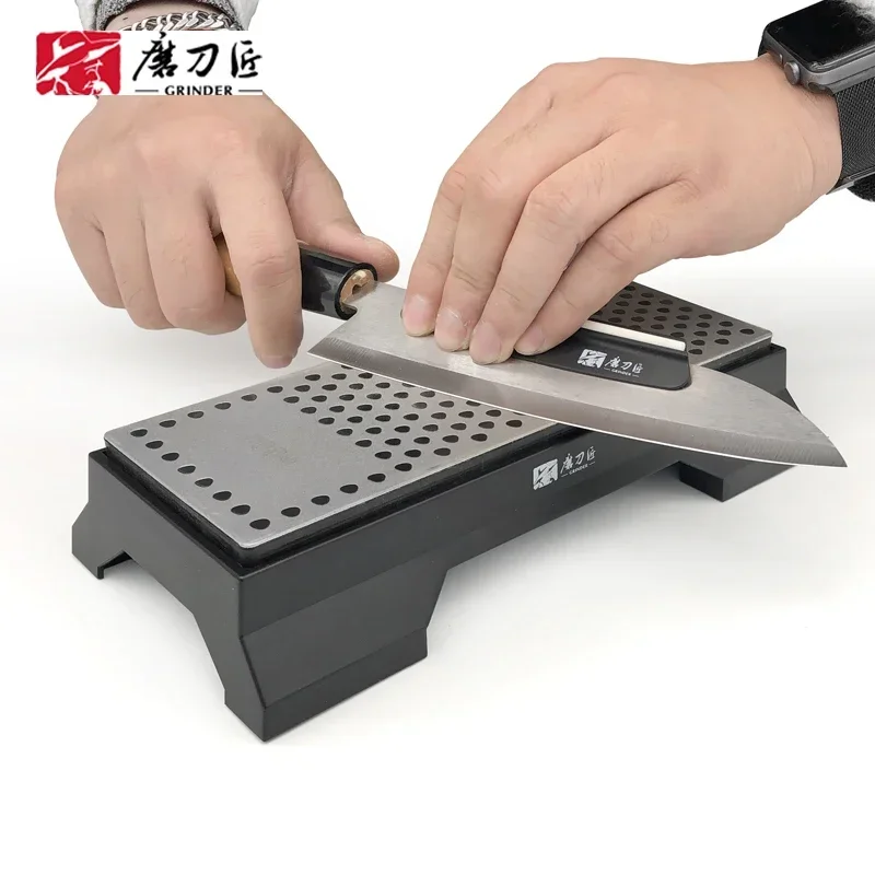 

TAIDEA Big Size Diamond Grindstone Double-side Sharpening stone 360/600Grit Professional Knife Sharpening System Wetstone