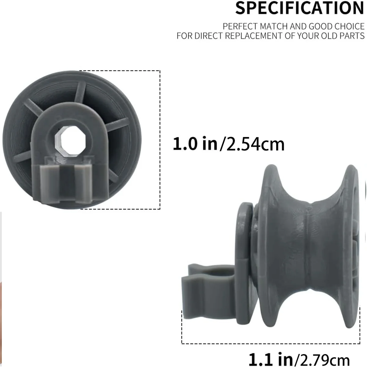 16Pack4581DD3002A Top tray roller LG Dishwasher Replacement parts are made of Sikawai Fit LG Dishwasher ldf6920st ldf6920bb