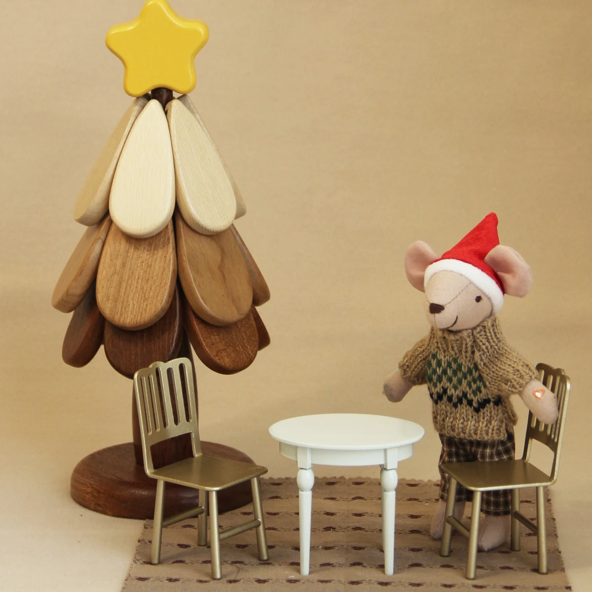 15cm Cute Mouse Sweater Christmas Hat Ob11 Bjd Miniature Furniture Ornaments