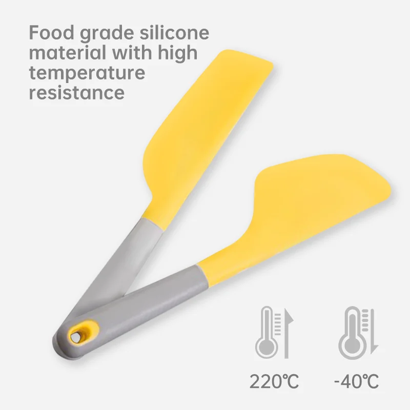 Baking silicone scraper high temperature cake cream spatula large stir fry shovel household scraping stirring baking tool