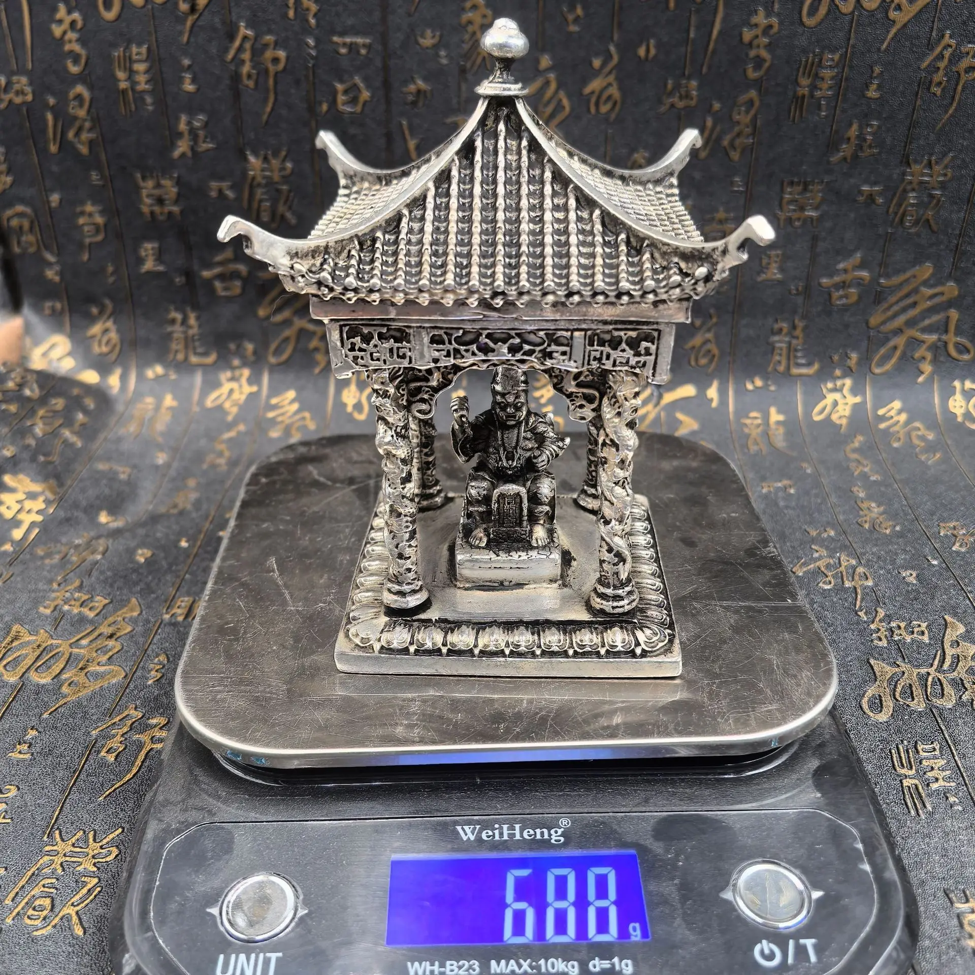 Craft manufacturers wholesale antique copper ornaments, copper ware, house tower, Buddha pavilion, stupa handicraft ornaments, f
