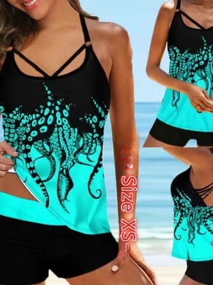 

Комплект из двух предметов: консервативный купальник больших размеров и накидка для пляжа, корректирующий фигуру, спортивный повседневный стиль, скрывающий живот, из нейлона, с круглым вырезом