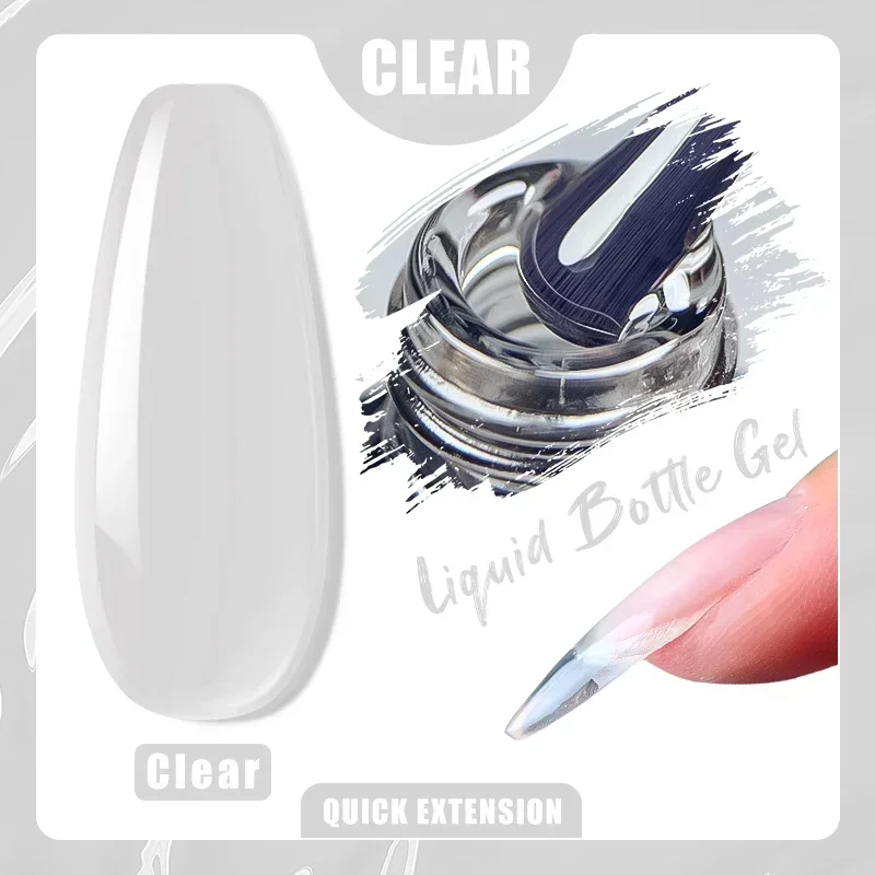 New Clear Building smalto per unghie Nude Pink Milk White Gel ad estensione rapida Gel per unghie semipermanente in gomma UV per Nail Art