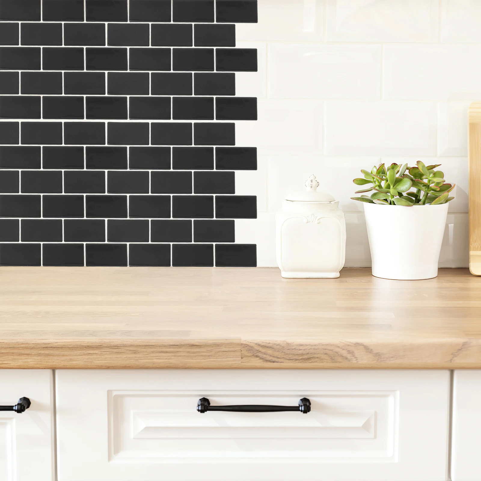 

10 Sheets Three Dimensional Glue Drop Wallpaper Waterproof Oilproof Kitchen Bathroom Decorative Tile Stickers Self Adhesive