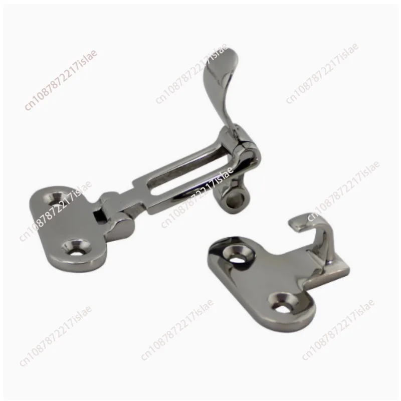 1 قطعة فتحة باب القارب 316 الفولاذ المقاوم للصدأ المزالج المضادة للحشرجة ، البحرية الصف قابلة للقفل باستمرار المشبك المزالج