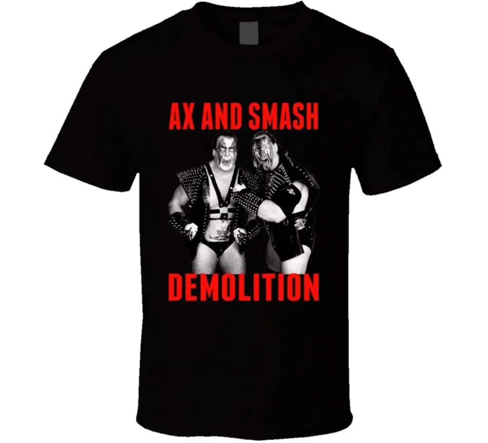 Demolition Ax And Smash Retro Wrestling T ShirtHigh Quality 100%Cotton Short Sleeve