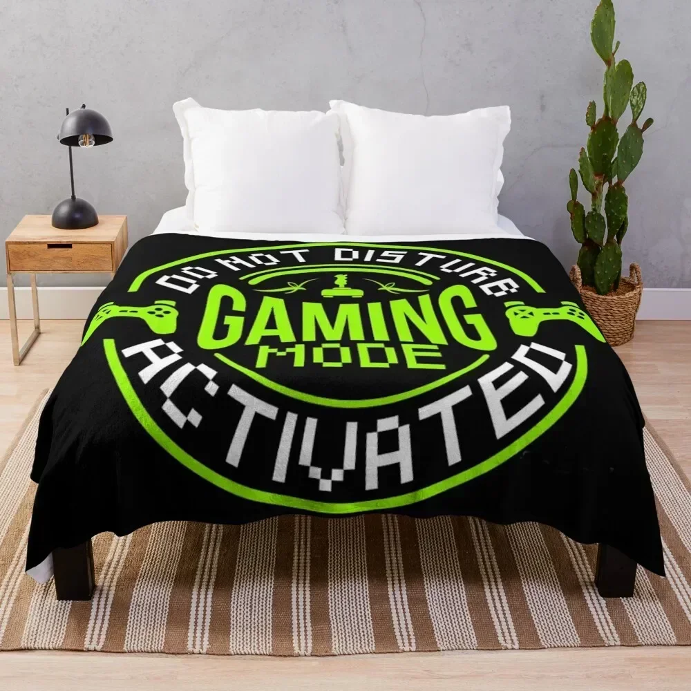 

Do not disturb in gaming mode Throw Blanket Soft Cozy Blanket for Pet Kids Adults