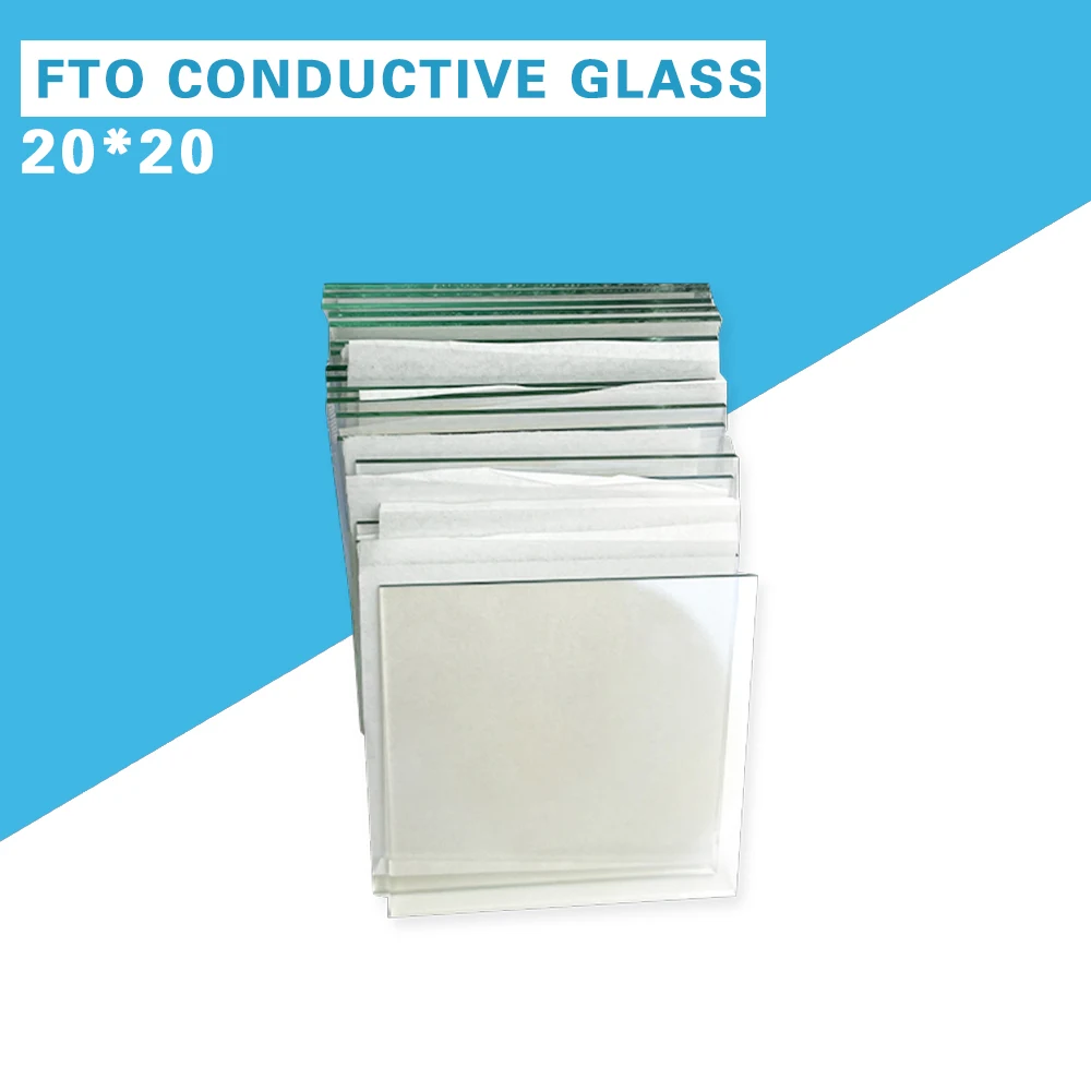 20x20x22-mm，less-than-15-ohm-sq-50pcs-lab-transparent-conductive-glass-indium-glass-coated-glass-fto