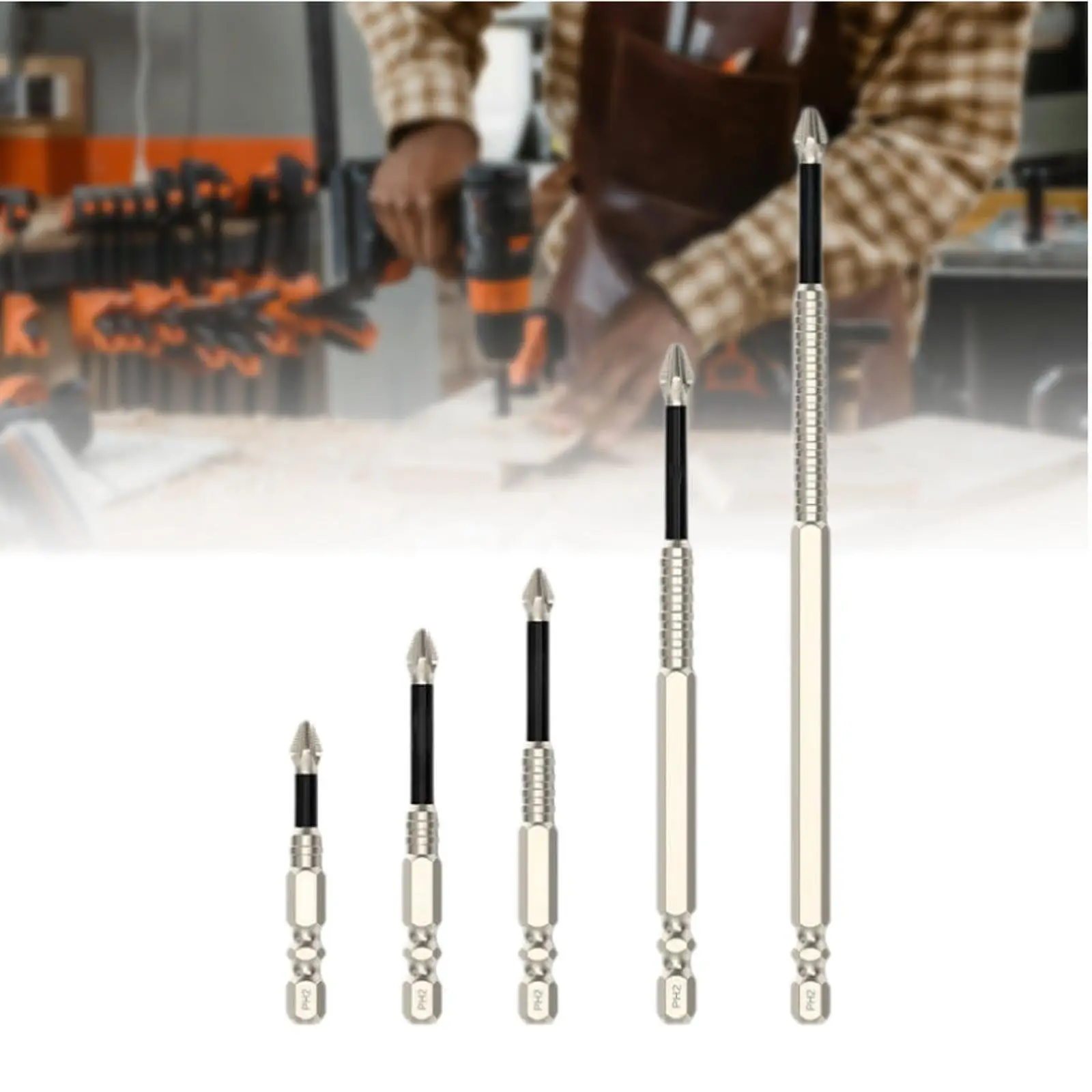 

5 шт. отвертка, сверла, вставки для сборки мебели, техническое обслуживание автомобилей, механические ремонты, ударные отвертки, фиксация