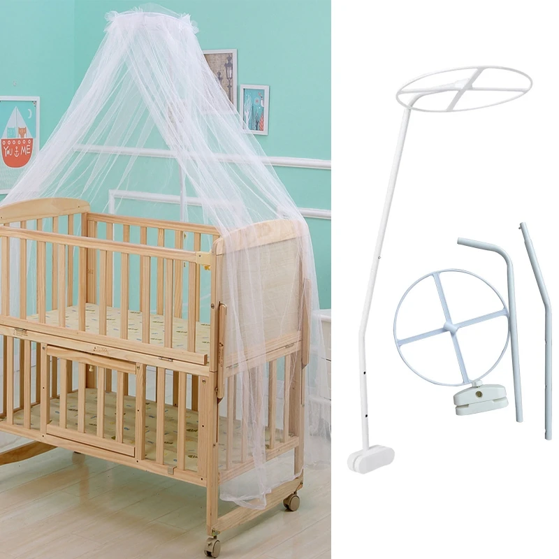 Bed Canopy Stand Holder for Girls Bed Mosquito Net for Baby, Kids Indoor Round Dome Mosquito Net Stand Reading Playing