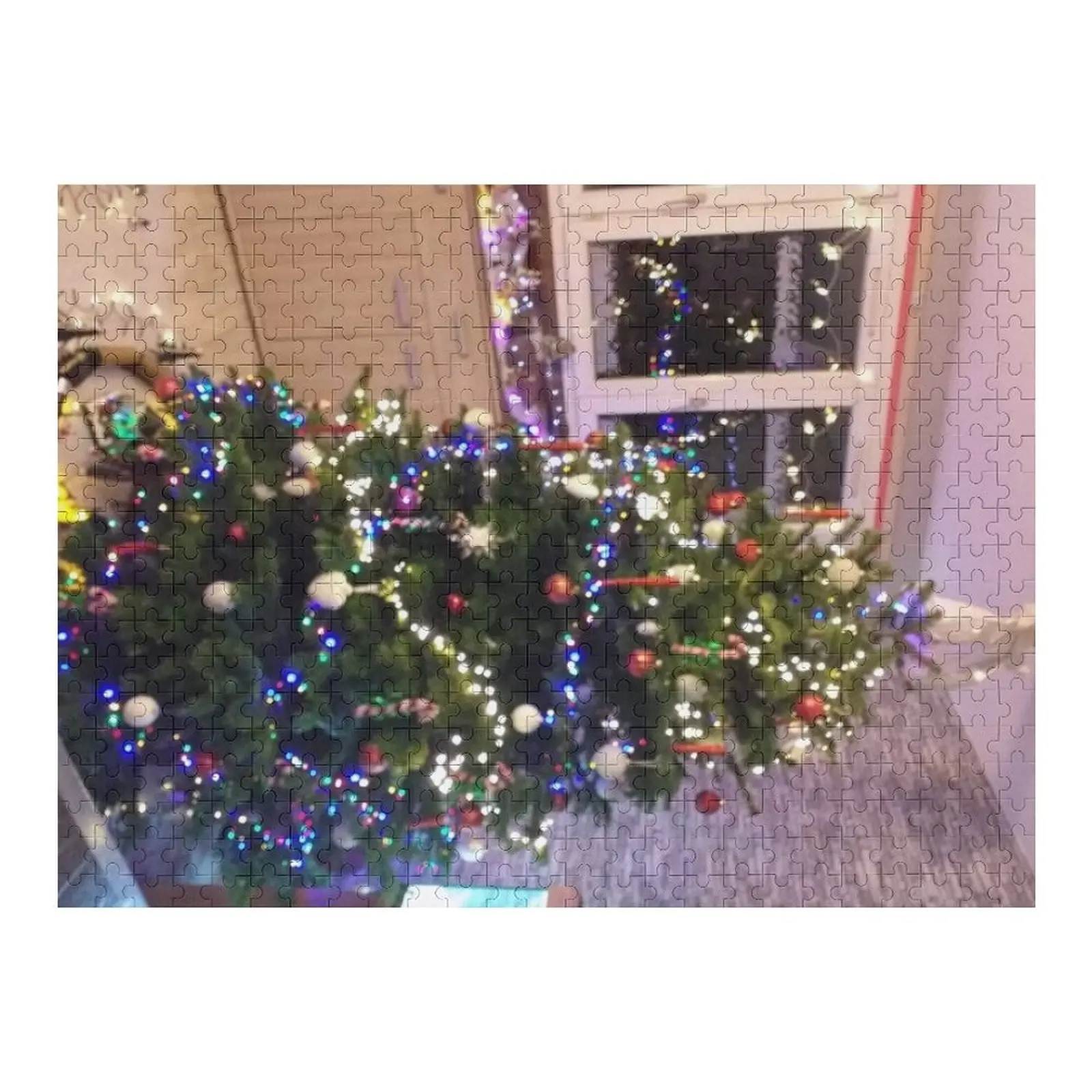 

Рождественская елка-пазл Works Of Art Персонализированная деревянная игра с именем Детская фото-пазл на заказ