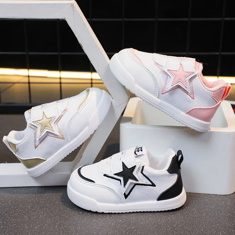 

Children's Sneakers Boys Girls Soft Sole Non-slip Casual Student Running Shoes Baby Kids School Sports Shoes Warm Cotton Shoes
