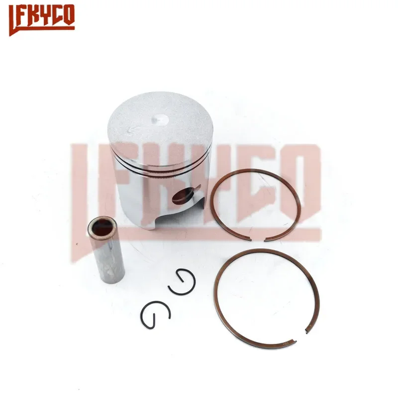 Motorcycle Engine Part STD +25 +75 +50 +100 56MM 56.25MM 56.5MM 57MM Bore Pin 14mm Piston Ring Kit for Suzuki TS125 125cc TS 125