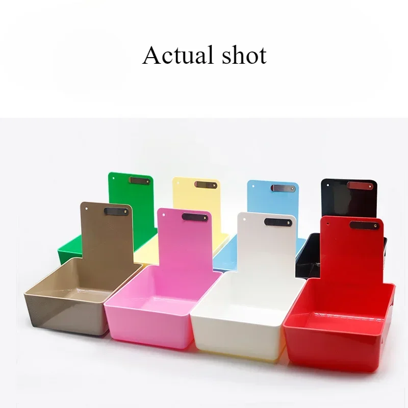 1pcs Dental Model Turnover Box Denture Colourful PP Case Durable Case Clip Holder Dentistry Material Placement Boxes Lab Tools