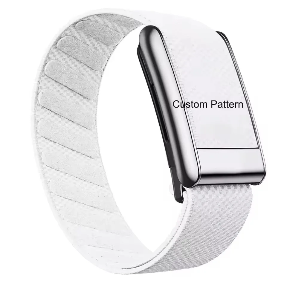Nylon Braided Replacement Watch Strap for Whoop 5.0 / 5.0MG, Custom Pattern Available Adjustable Sport Fitness Tracker Wristband