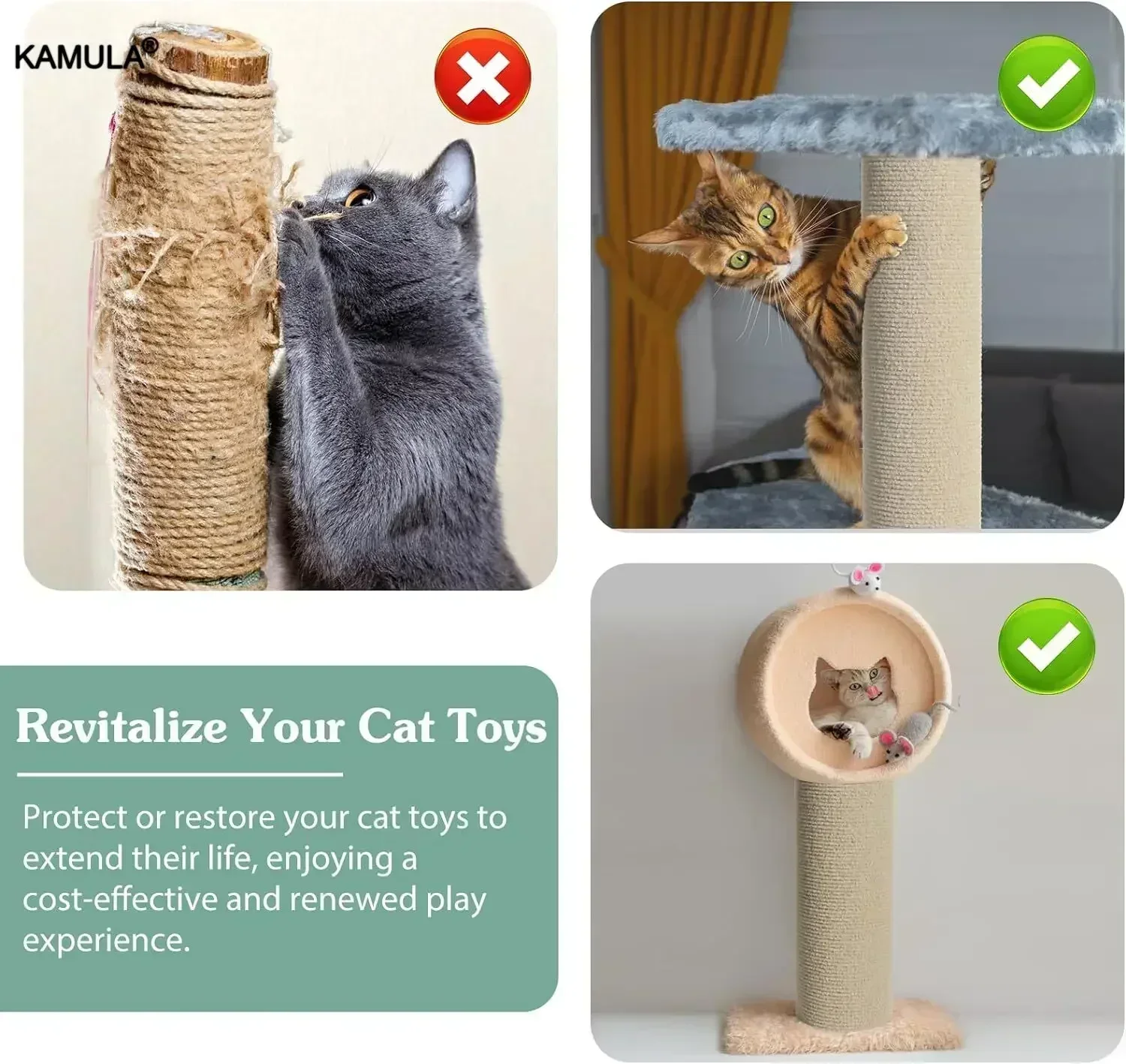 Wall Self-Adhesive Anti Cat Scratch Sofa Protector DIY Cats Scratch Protection Paws Sharpen Trimmable Carpet Cats Scratch Board image 3