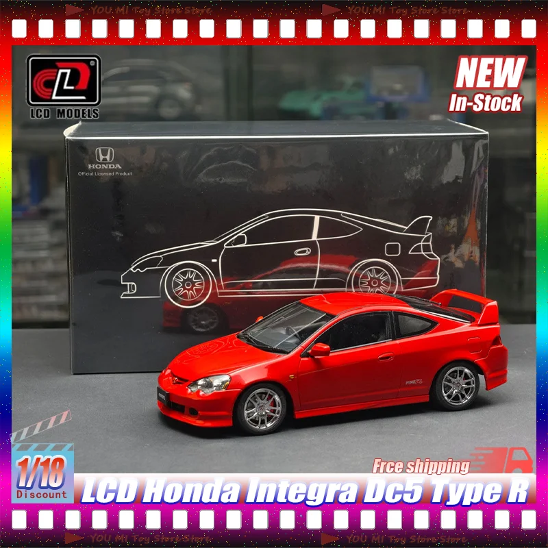

Новая коллекционная модель автомобиля Honda Integra DC5 Type R (красный, литой сплав) в масштабе 1:18 с ЖК-дисплеем, украшение для дома и рабочего стола, для коллекционеров автомобилей