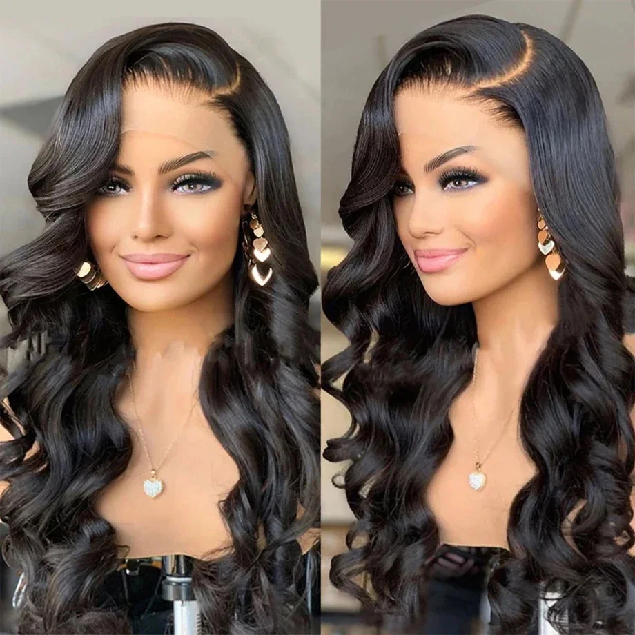 HD 13x6 Lace Front Human Hair Wigs 40 Inches Transparent Body Wave 4x4 5x5 Brazilian Lace Frontal Wig For Black Women Bling Hair