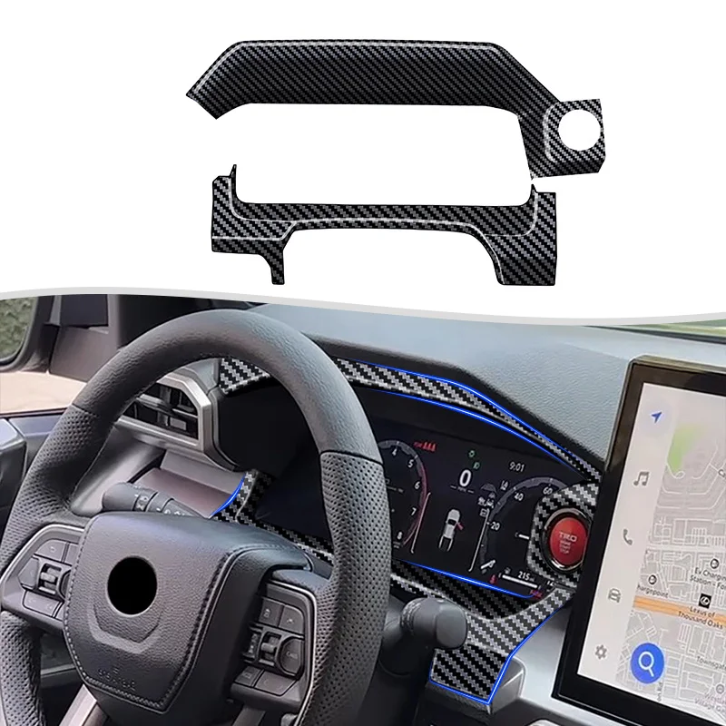 

For Toyota TACOMA 2024 2025 Car Center Console Dashboard Trim Frame Cover Sticker Instrument Decoration ABS Interior Accessories