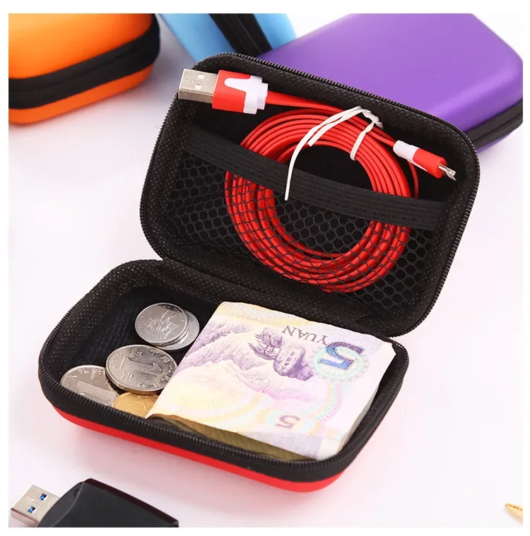 Cartoon Mini Storage bags cute For airpods Headphone Storage Case for iPhone USB Cable Earphone Earbud Accessories Storage Bag