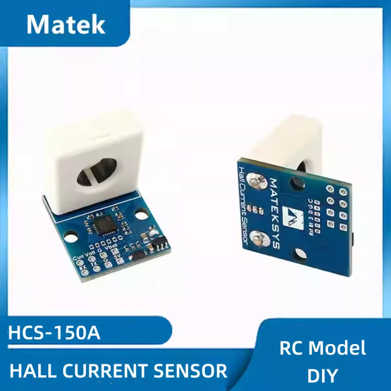 

Датчик тока Холла MATEK HCS-150A Измеритель тока Холла для радиоуправляемой модели DIY
