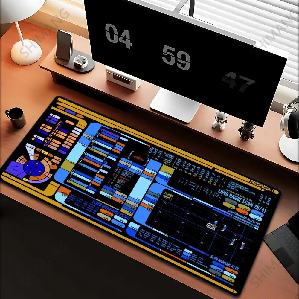 

Sci Fi Console Display Table Mat, Jumbo Gamer Mouse Pad, Laptop Pad, Computer Accessories, Game Room Decor, Sci Fi Gifts
