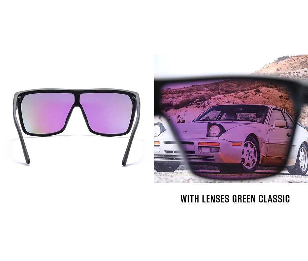 Kdeam High-End-Angels onnen brille für Männer und Frauen einteilige polarisierte Sonnenbrille mit langlebigen 5-Barrel-Scharnieren – Detail 14