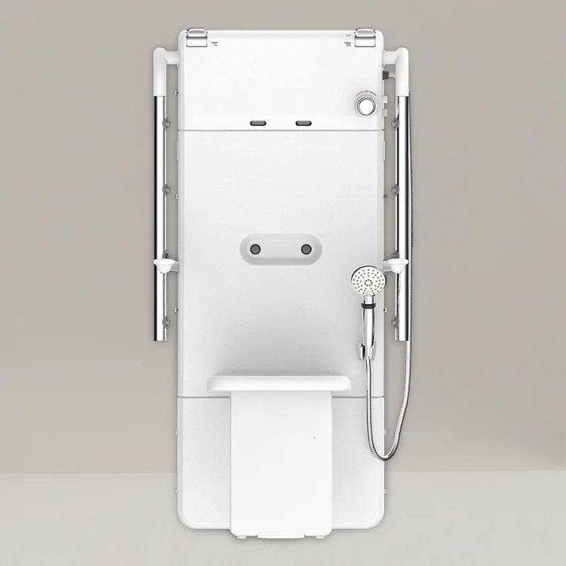 

Sitting shower for the elderly Multifunctional constant temperature wall-mounted seat bath Bath chair Foldable shower shower