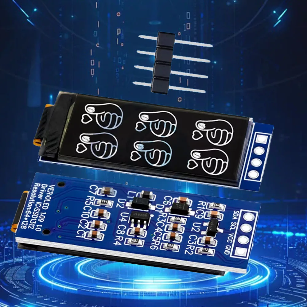 Ecran-oled-109-pouces-ecran-oled-11-pouces-ssd1312-64x128-affichage-12864-iic-pour-arduino