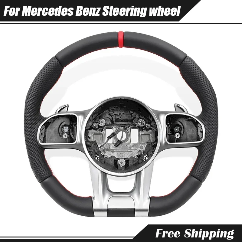 

Upgrade Carbon Fiber LED Steering Wheel For Mercedes-Benz AMG ACE GLB GLA GLC CL GL CLS CLA W220 W221 W222 W204 W205 W213 W212