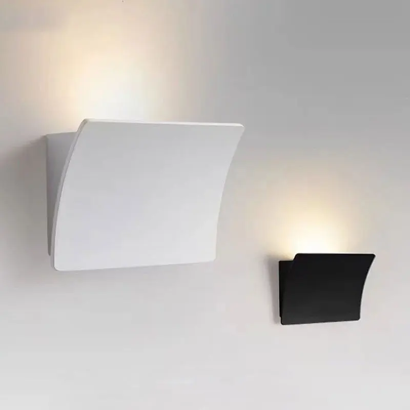 

Nordic Minimalist Wall Lamp Aluminum Art Acrylic Lamps Bedroom Living Room Restaurant Light Balcony Cloakroom LED Lights Fixture